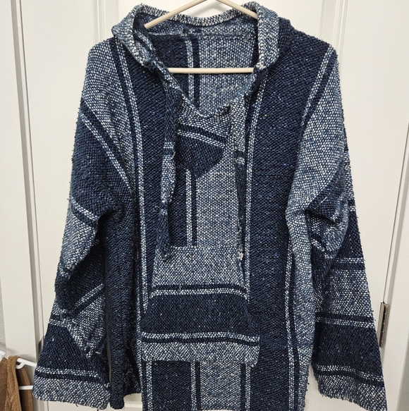 Sweaters - Unisex Classic Mexican Oversized Baja Hoodie Sweater